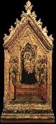 Madonna and Child Enthroned with Angels and Saints dfg DADDI, Bernardo